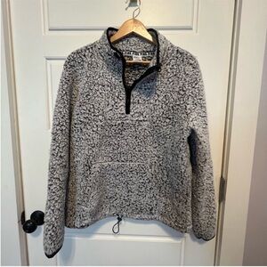 Victoria's Secret Gray Sherpa Zip Up